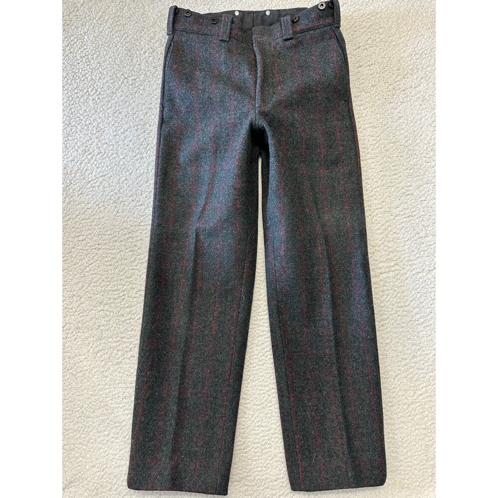 Vintage Woolrich Mens Heavyweight Wool Hunting Pants Size 32